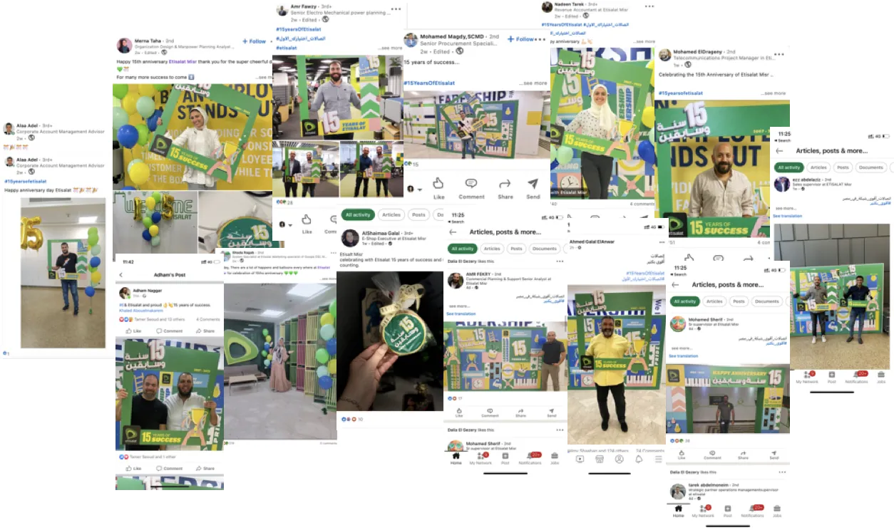 etisalat 15th anniversary
